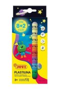 neuveden: JOVI Glow plastelína 10x15g (8 základních barev + 2 barvy svítící ve tmě)
