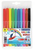 neuveden: Centropen Fixy COLOUR WORLD 7550 trojboké, sada 10 barev