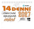 : Stolní pracovní kalendář 2027 MINI 14denní