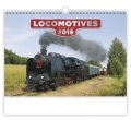 Říha Radim: Kalendář nástěnný 2019 - Locomotives