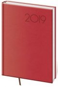 neuveden: Diář 2019 - Print/týdenní A5/červená