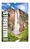 neuveden: Kalendář nástěnný 2023 - Waterfalls