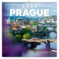-: Kalendář 2027 poznámkový: Praha, 30 x 30 cm