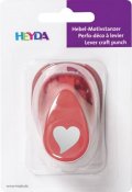 neuveden: HEYDA ozdobná děrovačka velikost S - srdce elegant 1,7 cm