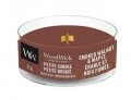 neuveden: WoodWick Smoked Walnut & Maple svíčka petite 31g