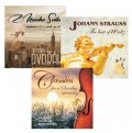 Dvořák Antonín: Komplet klasické hudby - 3 CD (A. Dvořák, J. Straus, Klasika pro nedělní rá