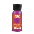 neuveden: DARWI TEX barva na textil - Tmavě ružová 50 ml