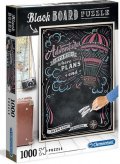 neuveden: Clementoni Puzzle Black Board Cestování / 1000 dílků