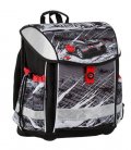 neuveden: Bagmaster Školní aktovka pro prvňáčky LIM 9 B BLACK/WHITE/RED