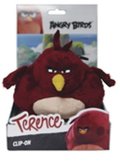 neuveden: Angry Birds: Terence - 14cm plyšová hračka s nylon přívěskem