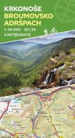 neuveden: Krkonoše, Broumovsko, Adršpach (20/29) - oboustranná turistická mapa 1:50 0