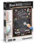 neuveden: Clementoni Puzzle Black Board Thin Outside / 1000 dílků