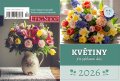neuveden: Kalendář 2026 Květiny pro pohlazení duše - stolní, týdenní