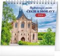 neuveden: Kalendář 2024 stolní: Nejkrásnější místa Čech a Moravy, 16,5 × 13 cm