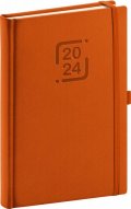 neuveden: Diář 2024: Catanella - oranžový, denní, 15 × 21 cm