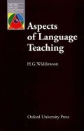 Widdowson Henry G.: Oxford Applied Linguistics Aspects of Language Teaching