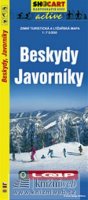 neuveden: Beskydy, Javorníky lyžařská mapa 1:75 000
