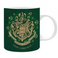 neuveden: Harry Potter Keramický hrnek 320 ml - X-MAS Hogwarts zelený