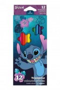 neuveden: Colorino pastelky trojhranné Stitch, 12 barev