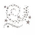neuveden: SIZZIX Thinlits vyřezávací kovové šablony - vířící hvězdy 9 ks