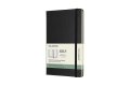 neuveden: Moleskine: Horizontální diář 2020-2021 tvrdý černý L