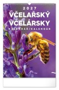 : Kalendář 2027 nástěnný: Včelařský - Včelársky CZ/SK, 33 x 46 cm
