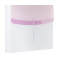 neuveden: Color Dream box na spisy s gumičkou A4 PP - bílo-fialový 700 µ