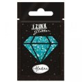 neuveden: Designové třpytky IZINK Glitter - modrozelená hvězdy