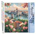 : Malování podle čísel - Budapešť V Létě bez rámu 40x50cm
