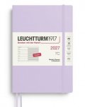 -: Týdenní plánovač & Zápisník Lilac, Medium A5 2027, Softcover, anglicky