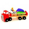 neuveden: Dřevěné nákladní auto se zvířátky - Safari / Wooden Toys