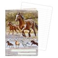 neuveden: Sešit A6, 40 listů, typ 644 Wild horses