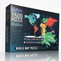 neuveden: Puzzle mapa světa 1500 dílků