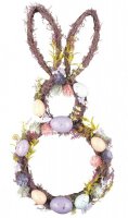 neuveden: Velikonoční zajíc z proutí 23 x 48 cm