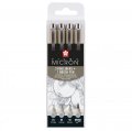 neuveden: Sakura Sada Pigma Micron Light Cool Gray 4 ks