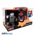 neuveden: Naruto set 3D Hrnek měnící 460 ml + podtácek - Akatsuki