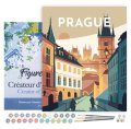 : Malování podle čísel - Vintage Praha na rámu 40x50cm