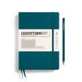neuveden: Leuchtturm1917 Zápisník Pacific Green Medium A5 čtverečkovaný
