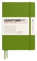 : Zápisník Leuchtturm1917 A5 tvrdé desky Moss linkovaný