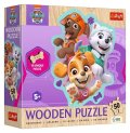neuveden: Dřevěné obrysové puzzle Tlapková patrola: Veselá štěňata 50 dílků