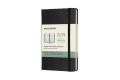neuveden: Moleskine: Vertikální týdenní diář 2019 tvrdý černý S