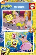 neuveden: Puzzle Sponge Bob 2x48 dílků