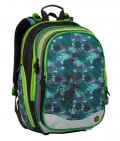 neuveden: Bagmaster Klučičí školní batoh ELEMENT 9 B BLACK/GREEN/GRAY