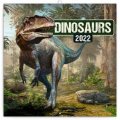 neuveden: Kalendář 2022 poznámkový: Dinosauři, 30 × 30 cm