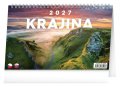 : NOTIQUE Stolní kalendář Krajina CZ/SK 2027, 23,1 x 14,5 cm