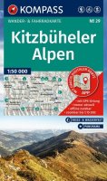 : Kitzbühelské Alpy 1:50 000 / turistická mapa KOMPASS 29