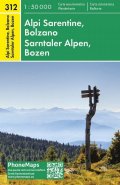 neuveden: PMI 312 Sarntaler Alpen, Bozen 1:50 000