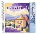 : Malování podle čísel - Vintage Provence bez rámu 40x50cm