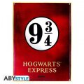 neuveden: Harry Potter Plechová cedule: Nástupiště 9 3/4 38 x 28 cm