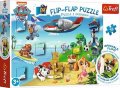 neuveden: Trefl Puzzle Tlapková patrola / 36 dílků, okénkové